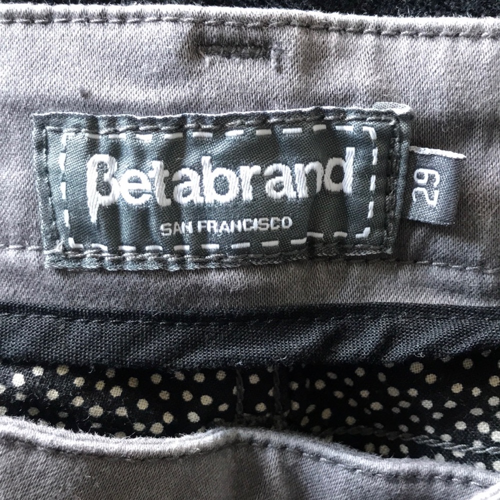Betabrand San Francisco Grey Jeans size 29